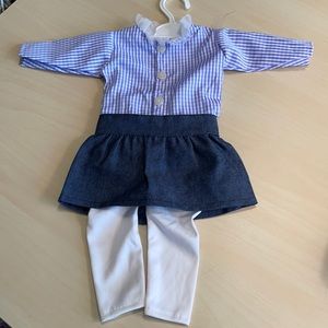 NWOT Doll 3 Piece Outfit for 18” Dolls